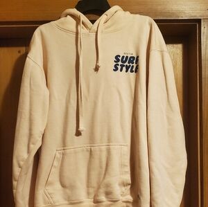 Surf Style Light Pink Hoodie Womens Large Destin